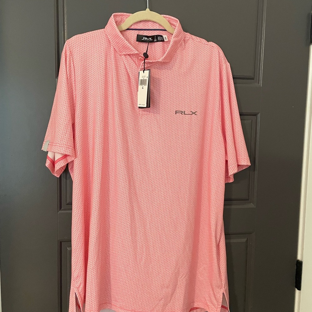 RLX Ralph Lauren Coral Golf Polo Shirt